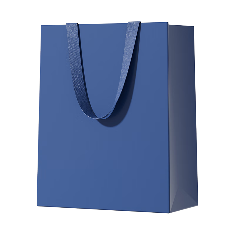 Xinya High-End Blue Business Style Handheld Gift Bags for Men's Birthday, Anniversary, And Storage, Set of 5