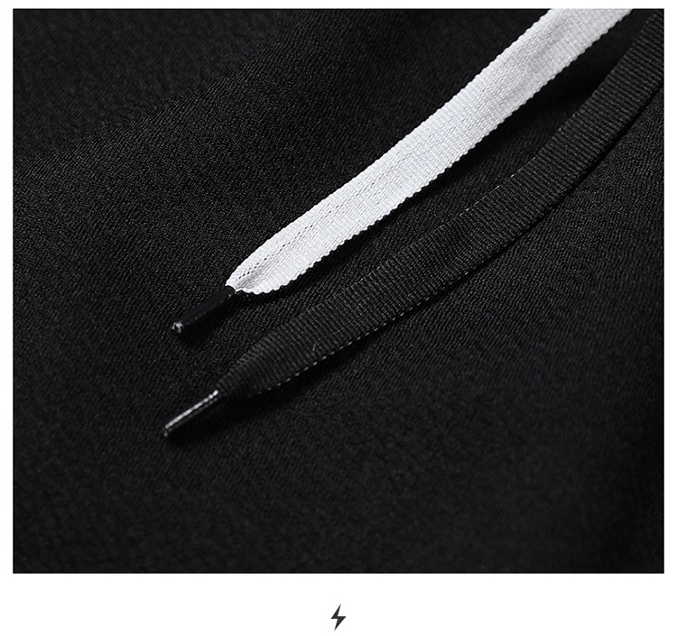ROMON Men's Shorts, Summer Korean Style Trendy Printed Pants, Men's Sports Beach Shorts, Black M 16