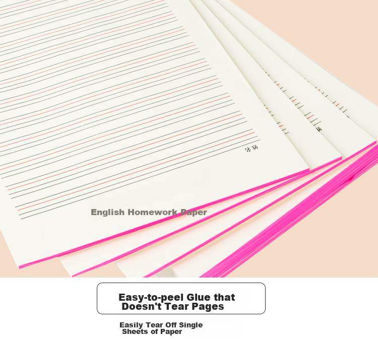 TANGO B5 Draft Paper, Student Exam-Specific Eye-Protection Blank Draft Notebook, Calculation Paper, Writing Notebook for High School And Postgraduate Entrance Exam Review, 40 Sheets, Pack of 5 8