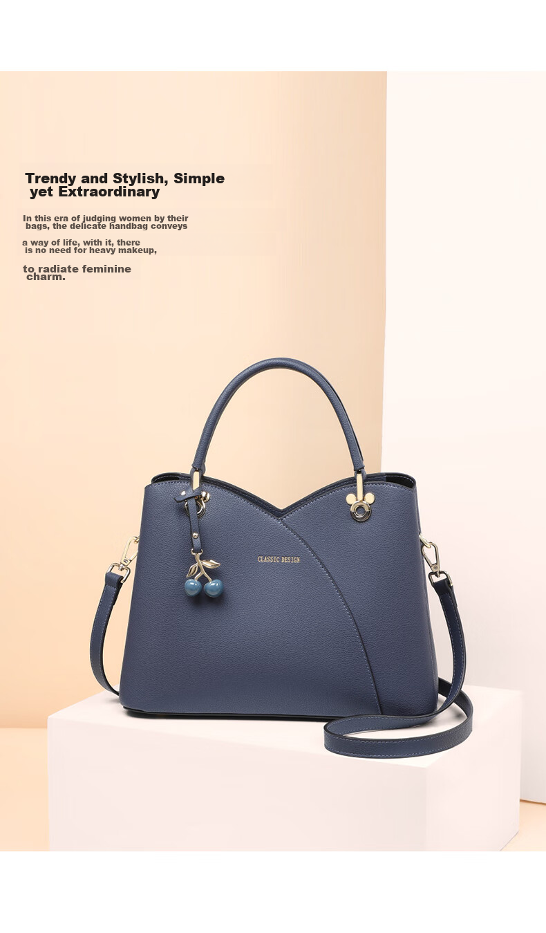 Viney Leather Handbag for Women, High-End Mom Bag, Middle-Aged Tote And Crossbody Bag, Practical Birthday And Mother's Day Gift for Mom 2
