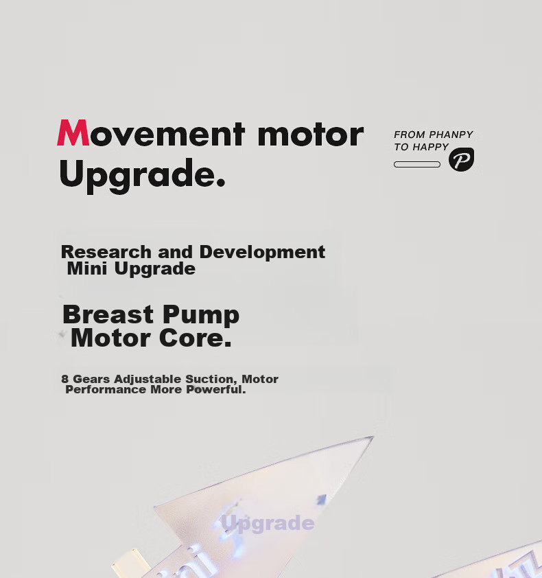 Xiaoyaxiang Hands-Free Breast Pump, Electric Portable All-In Automatic Micro-Vibration Single-Side Milk Extractor (Yiyue Smart Model) 8