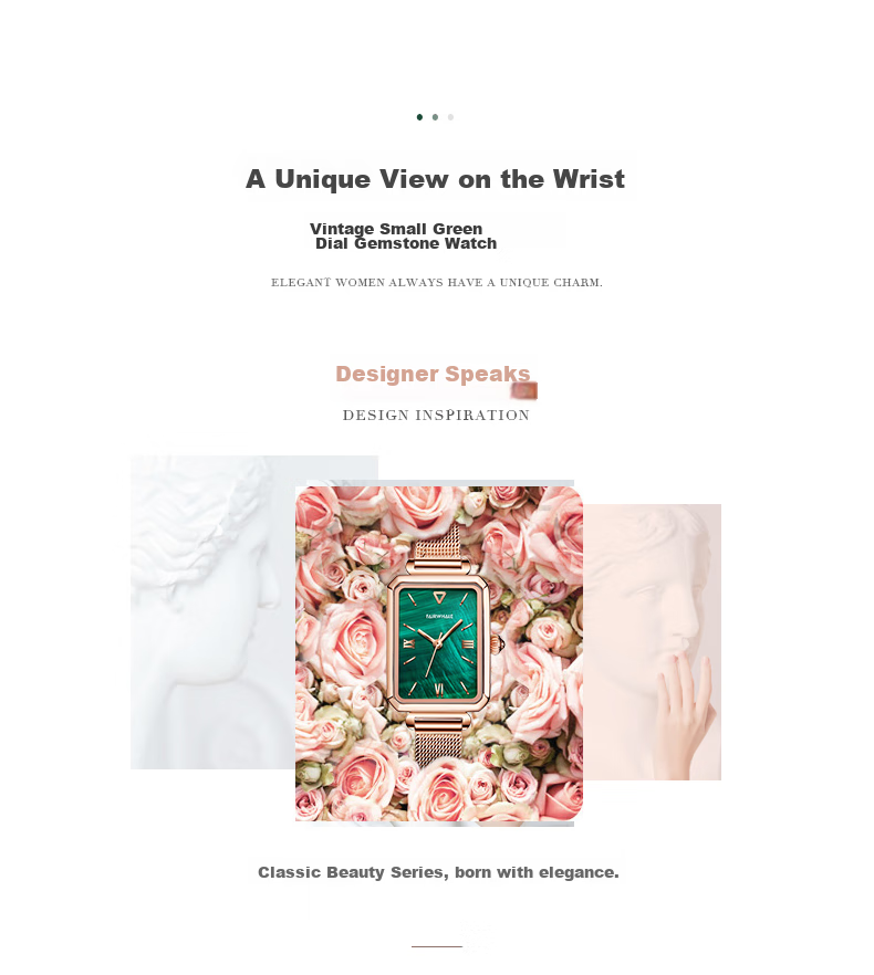 Mark Fairwhale [Birthday Gift] Little Golden House Women's Watch CK Collaboration Luxury National Brand Wristwatch for Girls 3870 2