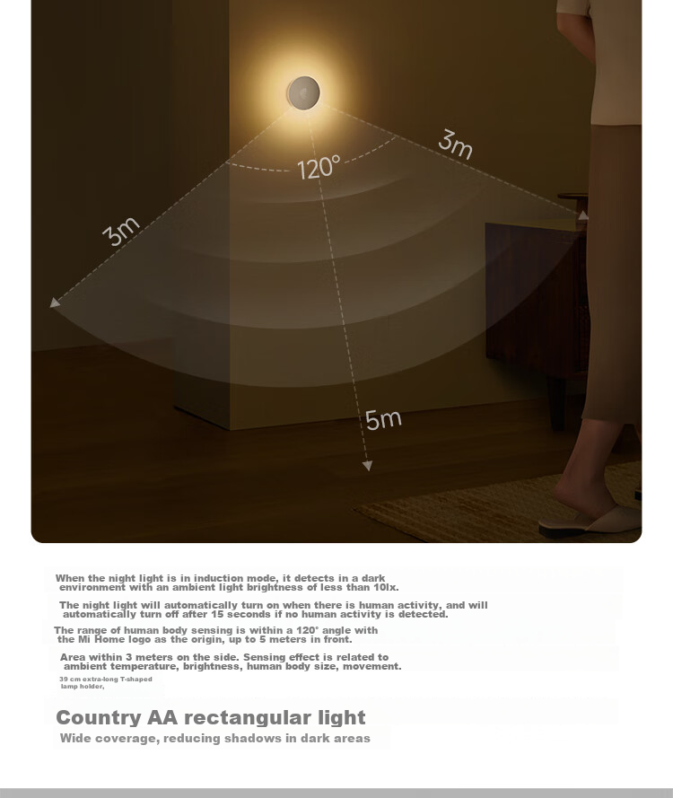 Mijia Xiaomi Mijia Night Light, for Stairs, Bathroom, Bedroom, Sleeping, And Baby Feeding 4