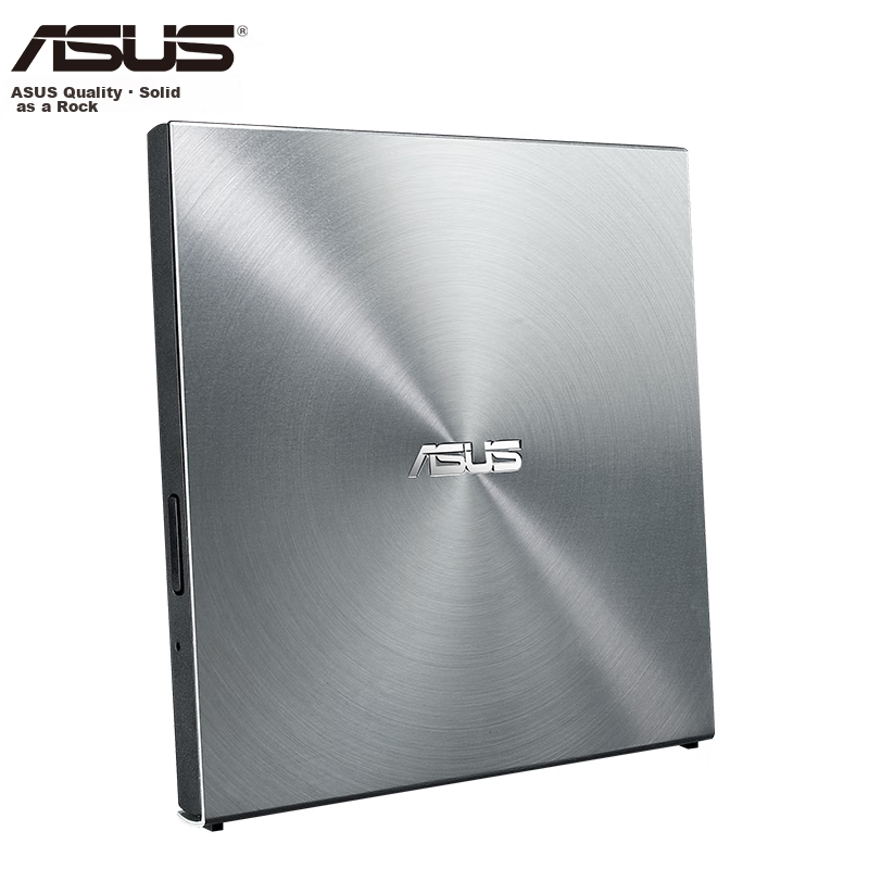 ASUS 8x Speed USB2.0 External DVD Burner Portable Optical Drive Silver (Compatible with Apple Systems/SDRW-08U5S