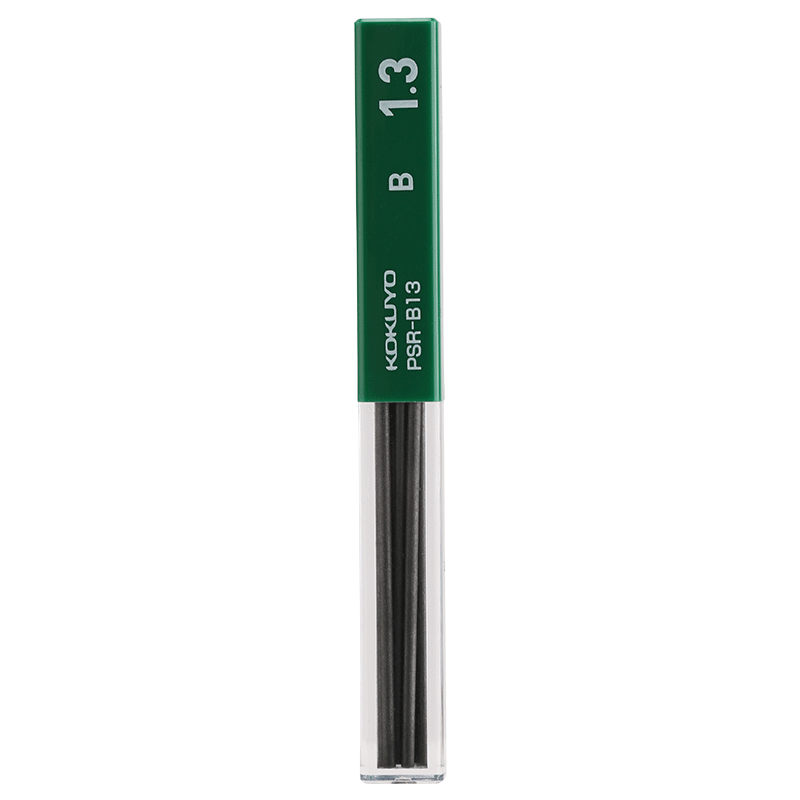 KOKUYO Imported 1.3mm Mechanical Pencil Lead Refill for Students' Exams And Writing/Drawing, Anti-Breaking Lead Replacement Refill, One Tube, PSR-B13