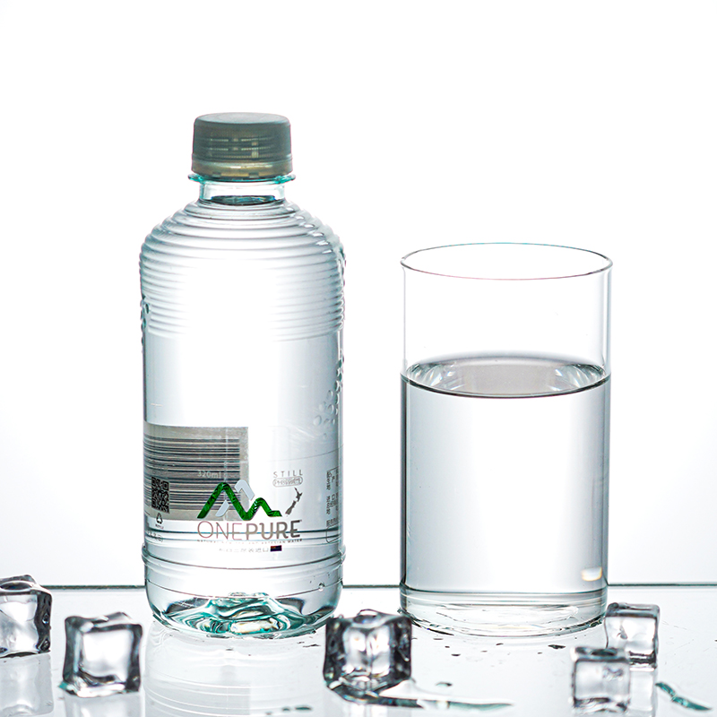 亿纯（ONE PURE）新西兰原装进口 天然软矿泉水320ml*24瓶 高端弱碱性矿物质饮用水
