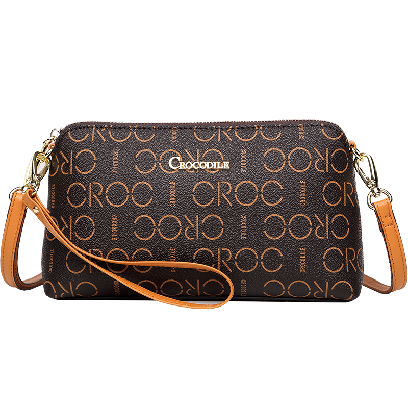 CROCODILE Goddess Festival Women's Wrist Bag, Portable Small Bag, Printed Shoulder Bag, Simple Crossbody Handbag, Birthday Gift