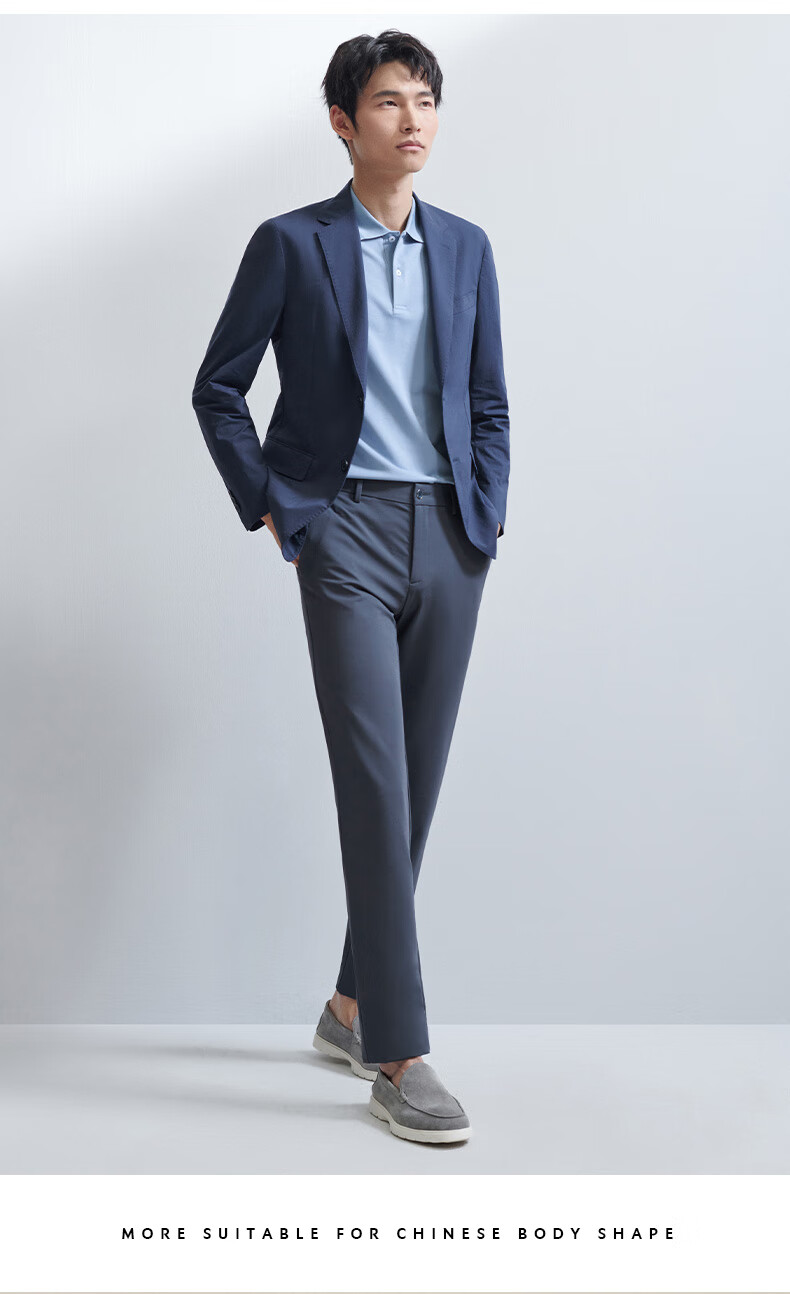 SAINT ANGELO Spring Men's Sports Blazer, Packable Casual Suit Jacket KESU241011U, Navy Blue, Size 52 7