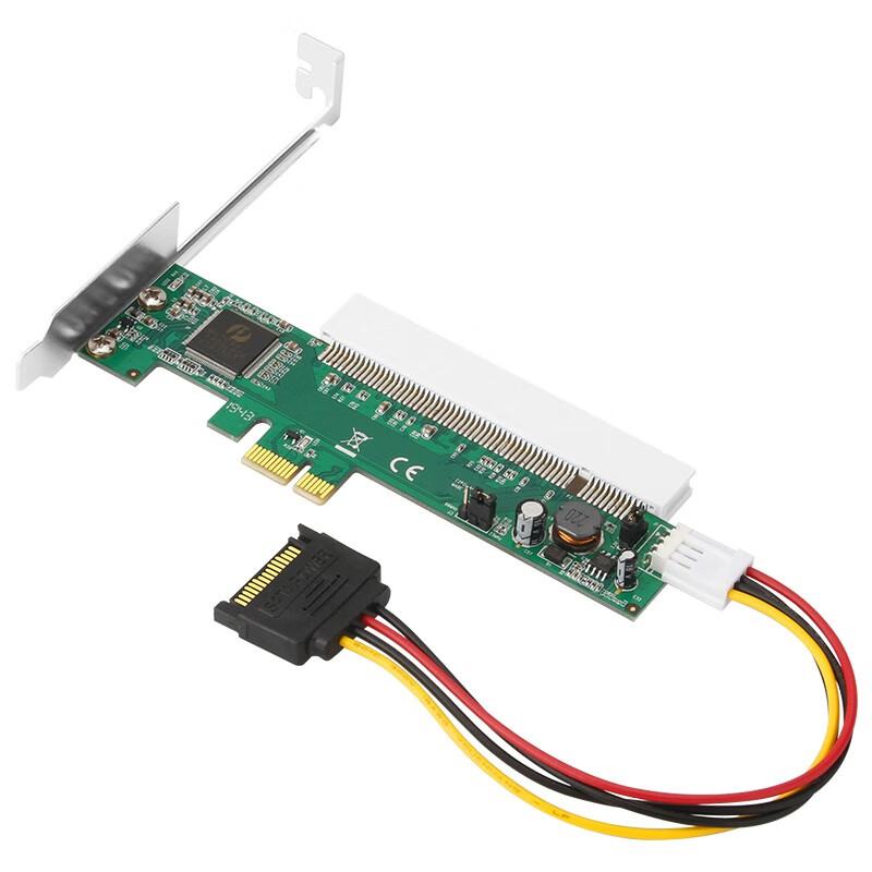 MOGE PCIE X1 to PCI Expansion Card, Small Slot PCI-E to Large Slot PCI Adapter Card, Jinshui Card Adapter MC2235