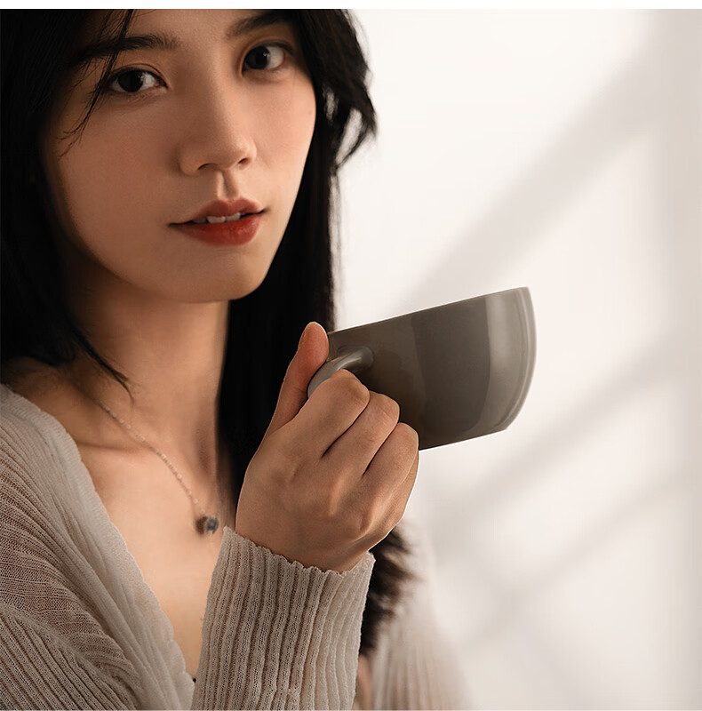 MHW-3BOMBER Bomber [Gift] Ceramic Coffee Mug, Latte Art Cup, Cup And Saucer Set, Instagram-Friendly, Retro High-End Feel, Niche 21