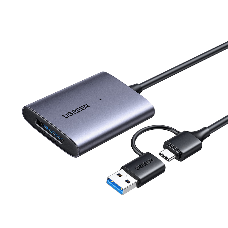 UGREEN USB/Type-C High-Speed CFeA Card Reader Compatible with CFexpress A Memory Cards Supports Sony Alpha/FX Series Cameras, Smartphones, Tablets, And Computers
