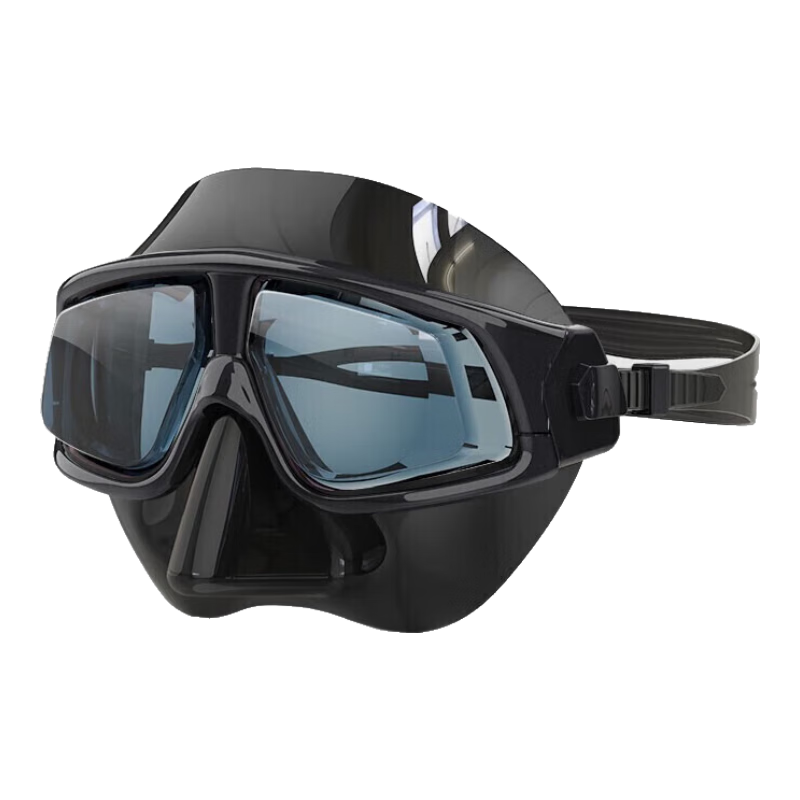 WATERTIME / Shuichuan Anti-Fog Large Frame Swim Goggles Anti-Choke Diving Glasses Unisex Protective Wide-Angle Swimming Goggles 400 Degree