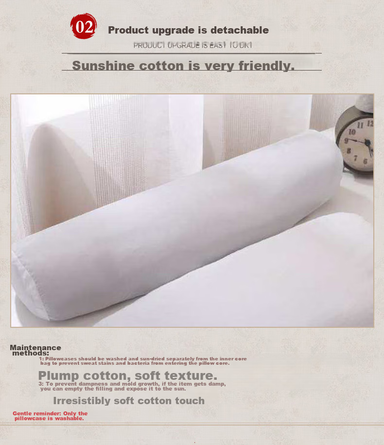Hengyuanxiang Buckwheat Pillow, Deep Sleep Cervical Pillow, Single Sleeping Whole Head Pillow Core, Pure Buckwheat Hard Long Headrest, One Piece 4