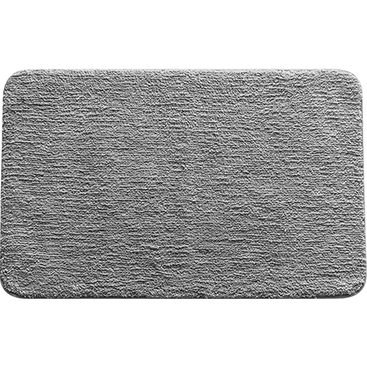 JD Original Tundra Bathroom Mat, Absorbent Doormat, Non-Slip Foot Mat for Toilet, Gray, 40*60cm