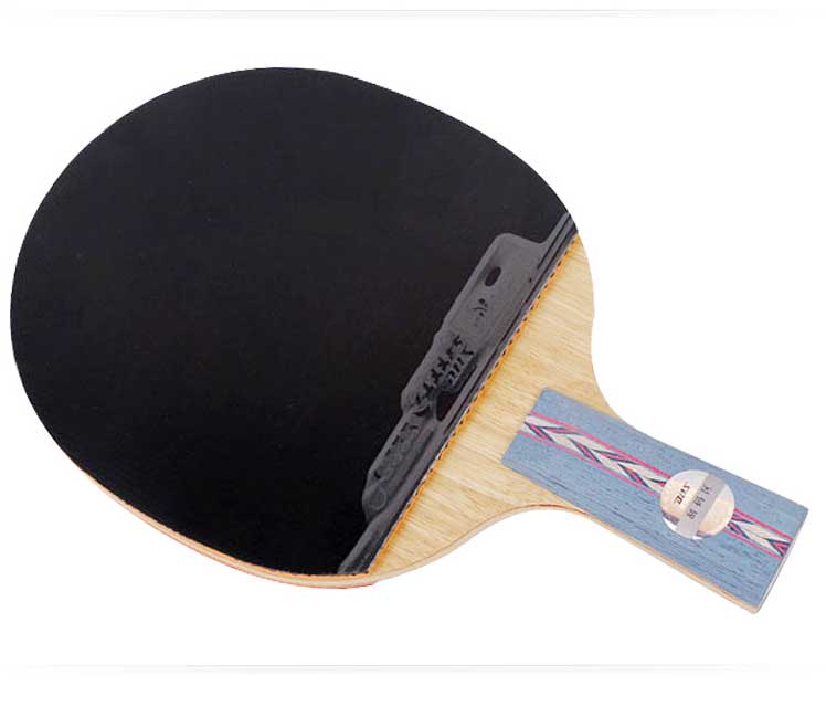 DHS Table Tennis Racket Kuangbiao Gift Box, Straight Handle Single Racket, Double-Sided Reverse Rubber, Birthday Mid-Autumn Festival Gift NO.1 14