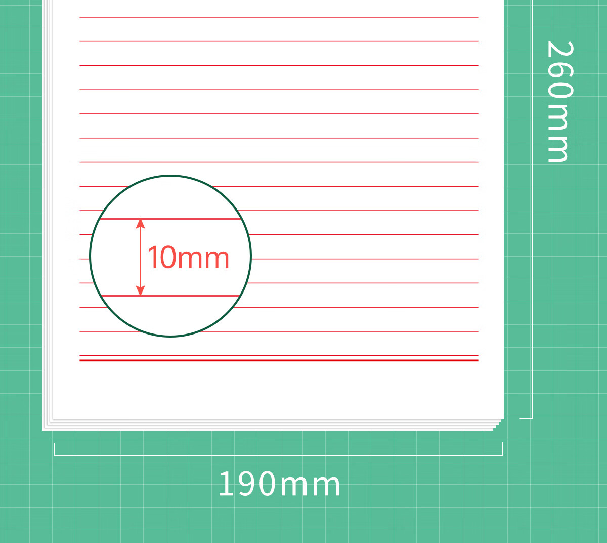 Liupintang Letter Paper, Application Form, Party Membership Application, College Student Notebook, Simple Writing Paper, Double-Lined Letter Paper, Specialized Paper, Horizontal Lined Paper, Thick Material Handwriting Paper 4