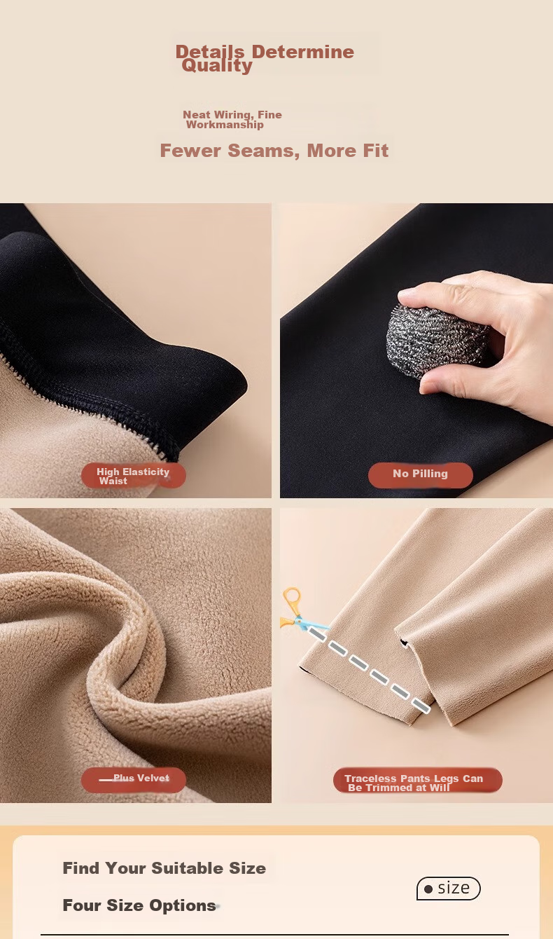 LangSha Fleece-Lined Shark Pants for Men, Warm Trousers, Autumn And Winter New Thick Fleece Pants, Tight-Fitting, Suitable for Outer Wear, Motorcycle Base Layer Pants 9