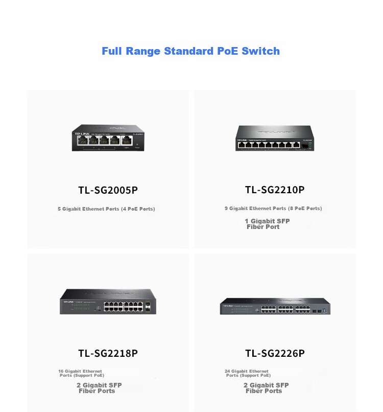 TP-LINK 6-Port 100Mbps Switch with 4 PoE Ports, Surveillance Network Hub Splitter Diverter TL-SF1006LP 7