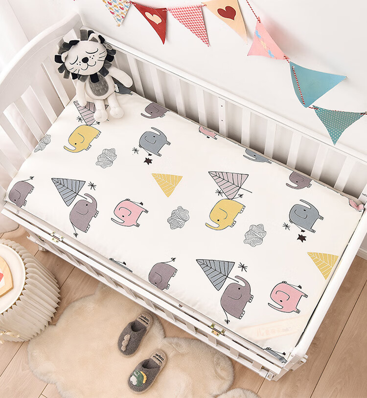 9I9 Baby Mattress, Infant Pad, Pure Cotton Cover, Thickened, Removable And Washable, Kindergarten Supplies for School Opening, 135*60 A101 13