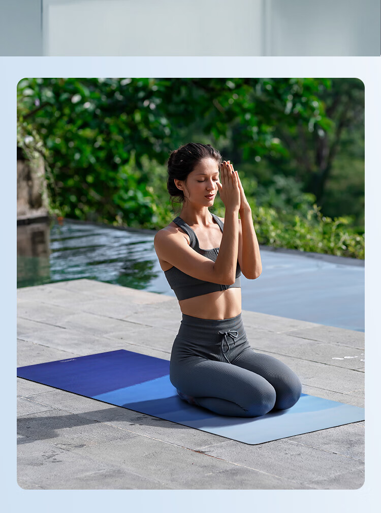 Neumee [US 10-Year Brand] Suede Yoga Mat, Natural Rubber Mat, Professional Fitness Non-Slip Sweat-Absorbing Gift 11