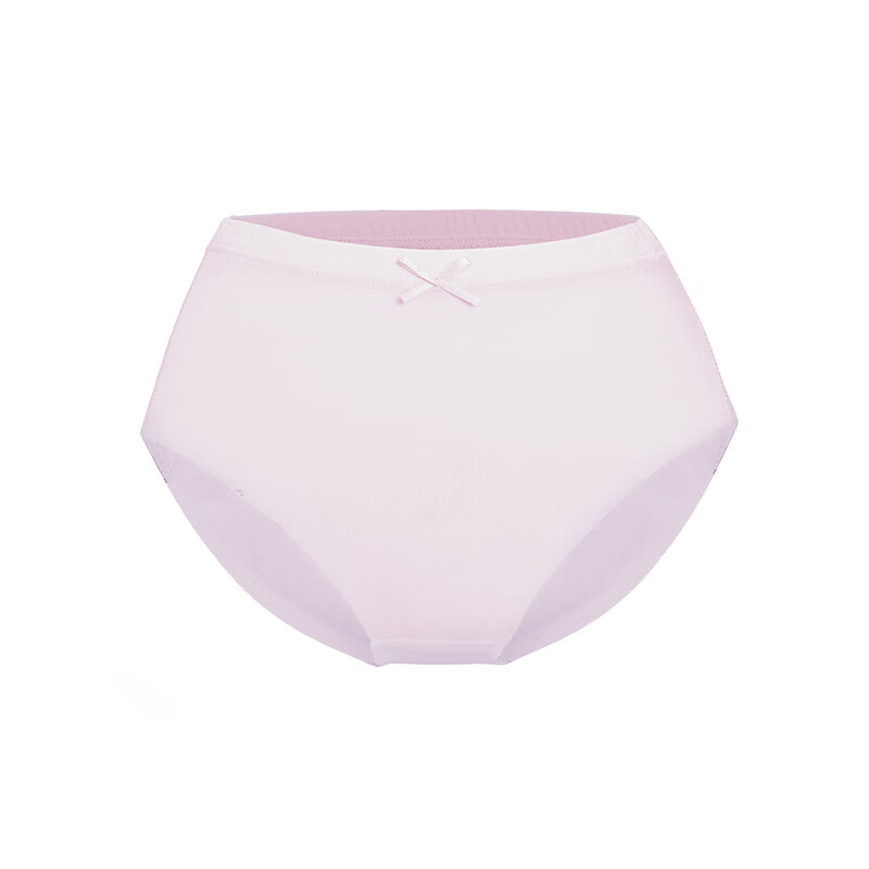 AIMER KIDS Girls' Mid-Waist Triangle Underwear 3-Pack 3A Antibacterial AK122B672 White Pink Size 100