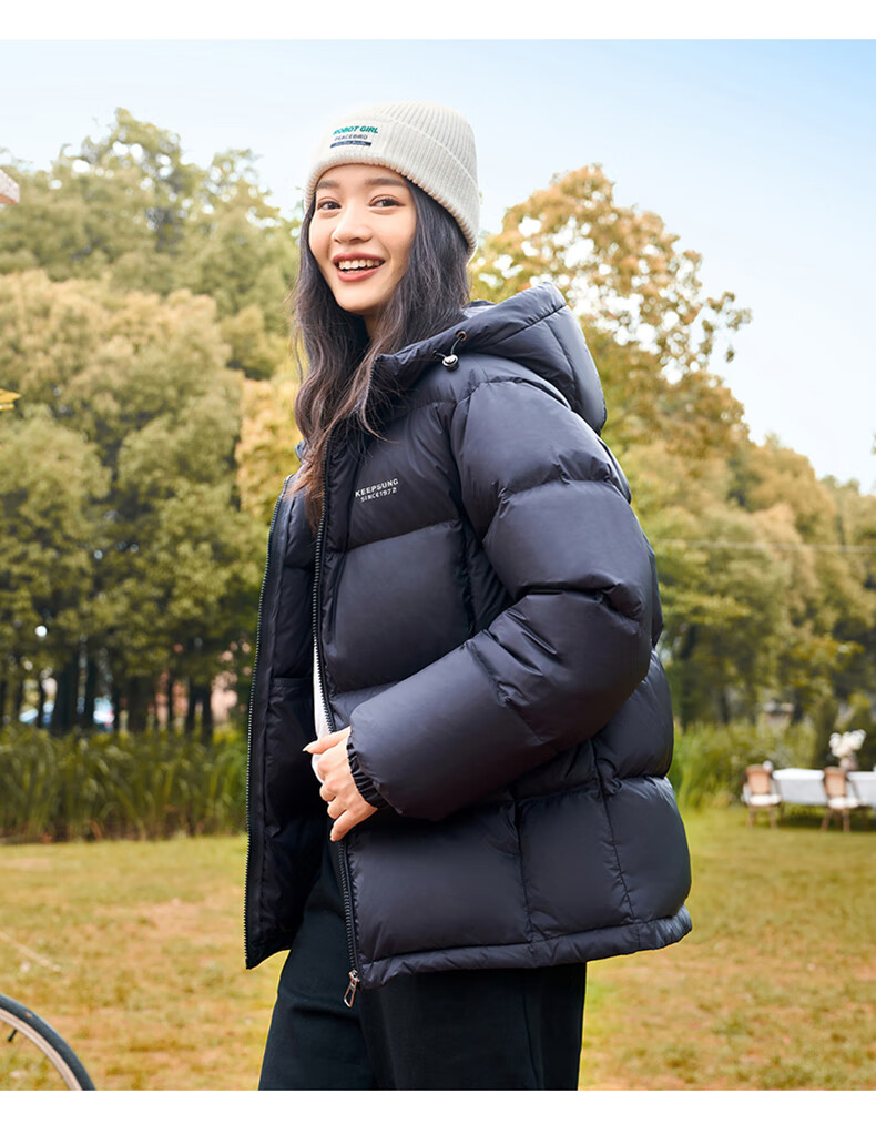 Yalu Waterproof, Windproof, And Dirt-Resistant Short down Jacket for Women, New Winter 2026 Style with Hood, Heat-Retaining And Warm Puffer Coat, Sold by JD 29