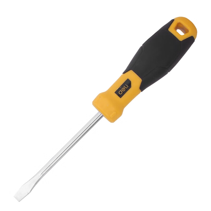 DELIGONGJU Deli Fish-Shaped Cross-Head Screwdriver SUP11 (Yellow), PH2x100mm, DL636100