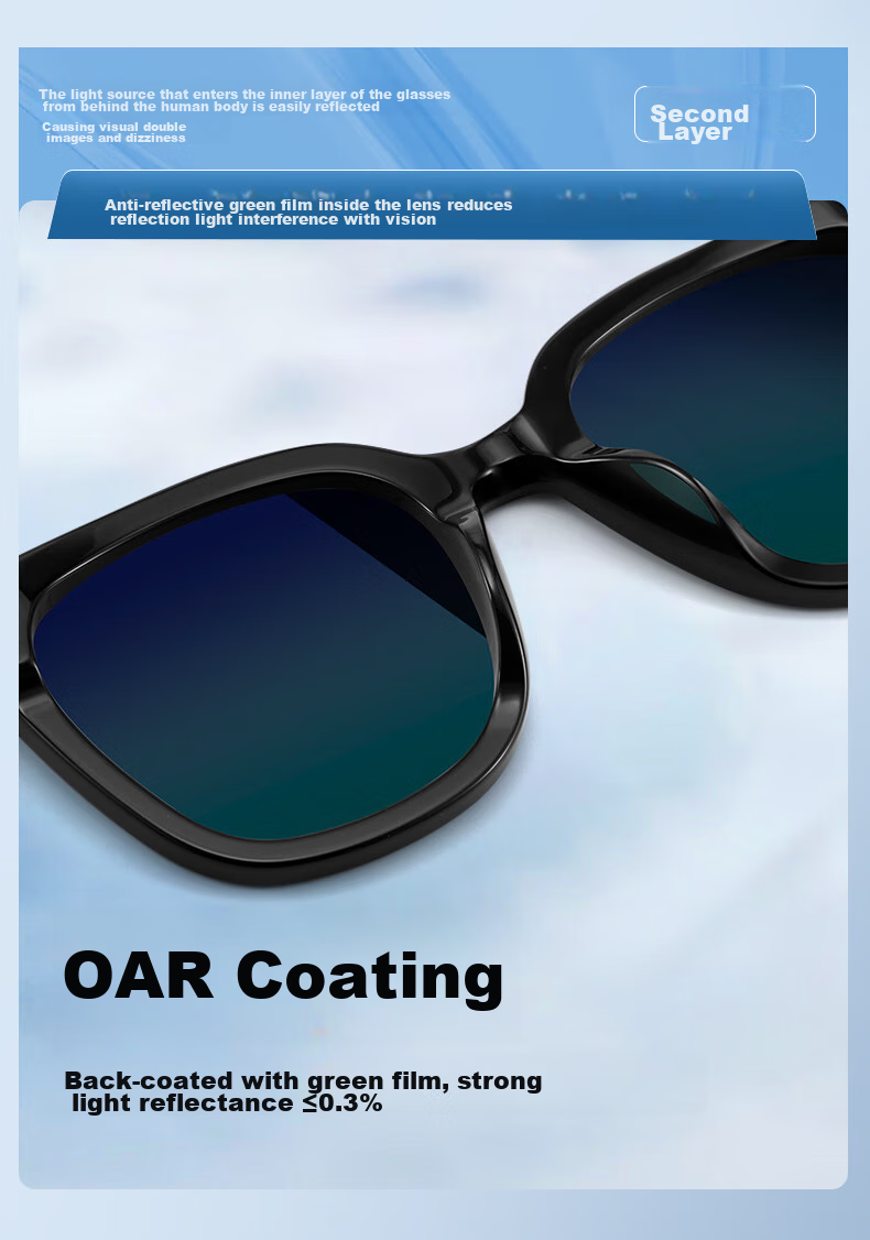 CAPONI Polarized GM Sunglasses for Women And Men, Slimming Effect, UV Protection, Sun Protection, Driving Glasses, High Definition, Premium Feel 8