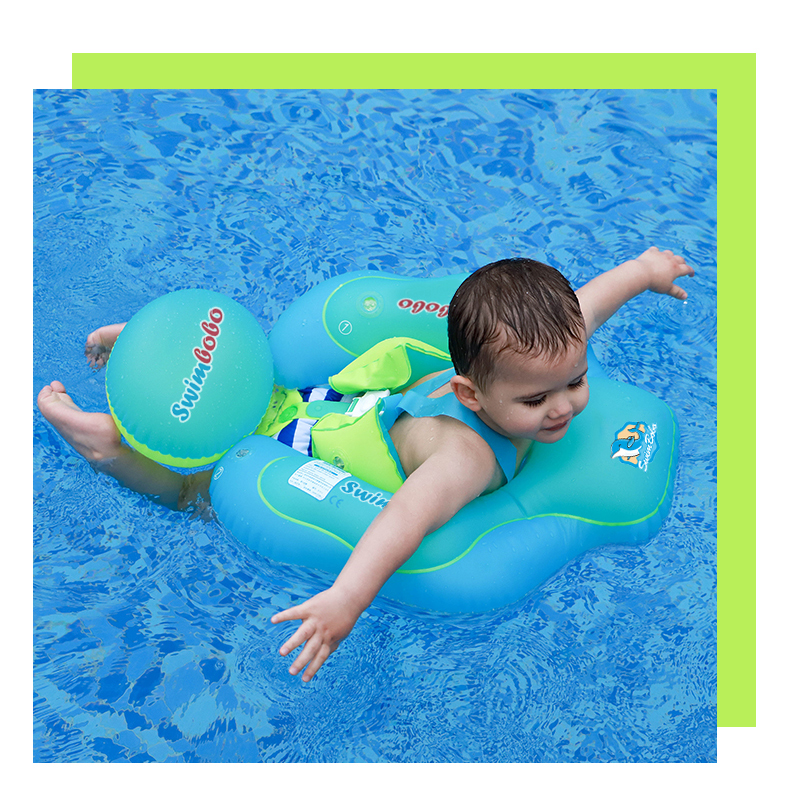 Swimbobo Kids Anti-Tip Swimming Float Baby Swim Float Ring Child Swimming Gear BO5013L 12