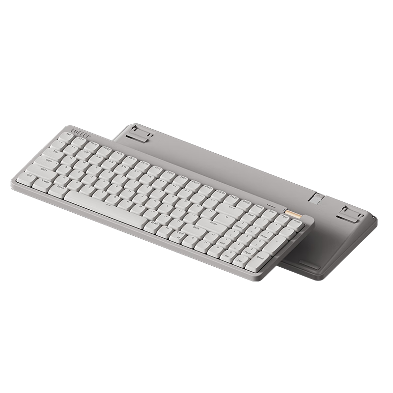 LOFREE Xiaoshun Youth Edition, 100-Key Wireless Mechanical Keyboard, Low Profile, Tri-Mode Gasket Keyboard, Gray Light And Agile