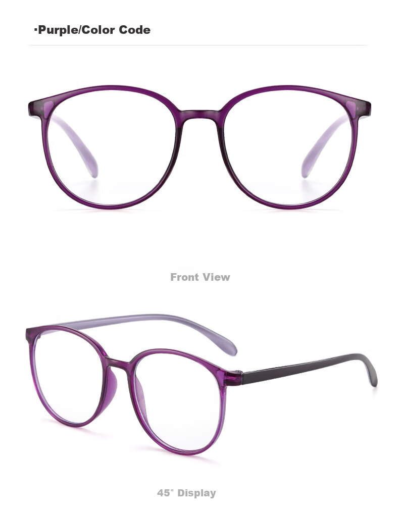LESCA LUNETIER Reading Glasses for Women, High-End Fashion Resin Lightweight Anti-Blue Light Glasses for Young People, Clear And Stylish Presbyopic Glasses for Elderly 14
