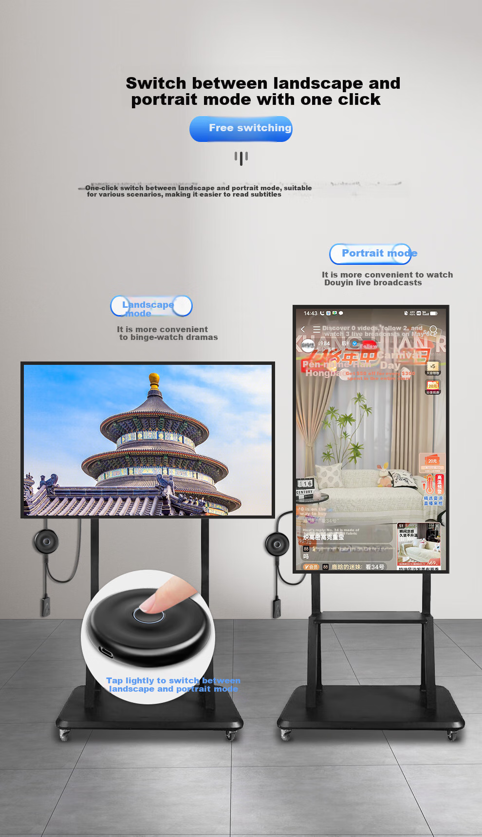 SDWS Wireless Screen Mirroring Device for Mobile Phones, HDMI Audio And Video Synchronization Transmitter, 4K HD Dual-Band Connector for Apple And Android Phones, Computers to Connect TV And Monitor SE89M 5