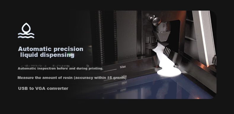 HEYGEARS Blackge Reflex Light Curing 3D Printer, Large Build Volume, Desktop Home Use, High Precision Fast 3D Printing, Consumer-Level, Action Figure Model 8