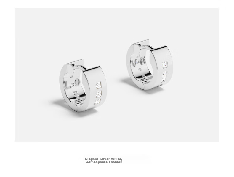 APM Monaco [Zhou Yiran's Style] LOVE Morse Code Earrings, Jewelry Gift for Girlfriend 5