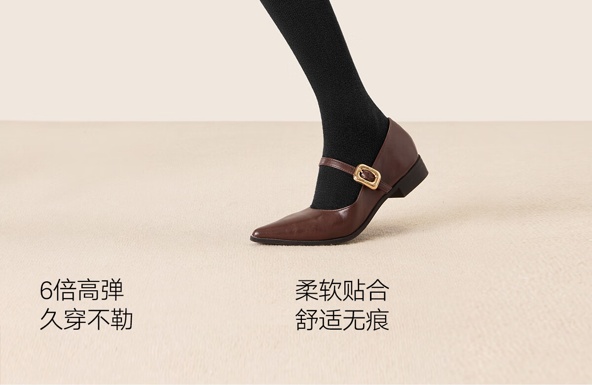 Mianzhuwu Knee-High Stockings for Women, Anti-Slip Thigh Slimming High Tube Socks for Autumn And Winter, 1 Pair 19
