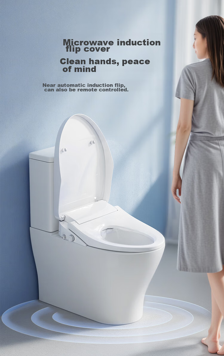 JD Original Elephant Smart Toilet Seat Cover, Fully Automatic Cleaning, Heating, Drying, Electric Heated Toilet Seat Cover, Flip-Up Cover Ring 3