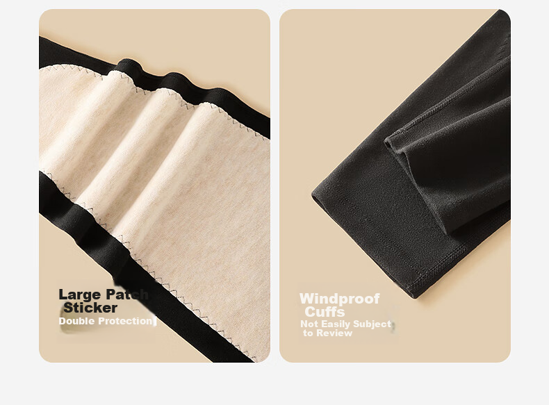 Dushiliren Cashmere And Silk Men's Thermal Pants, Autumn And Winter Couples' Fleece-Lined Thick High-Elastic Base Layer Pants with Knee Pads, Camellia Oil Cotton Pants 23