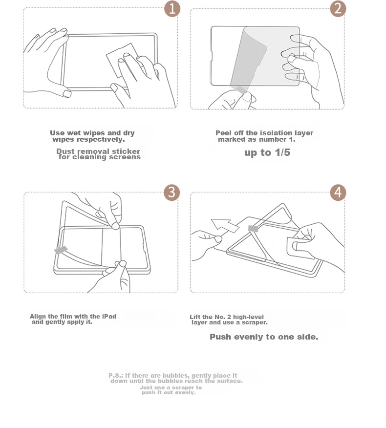 ESCASE Huawei MatePad Pro 11 Paper-Like Film Tablet Protective Film, Kent Paper, 2022/2024 Model Frosted Full-Screen Hand-Drawn Writing And Drawing Professional Screen Protector 13