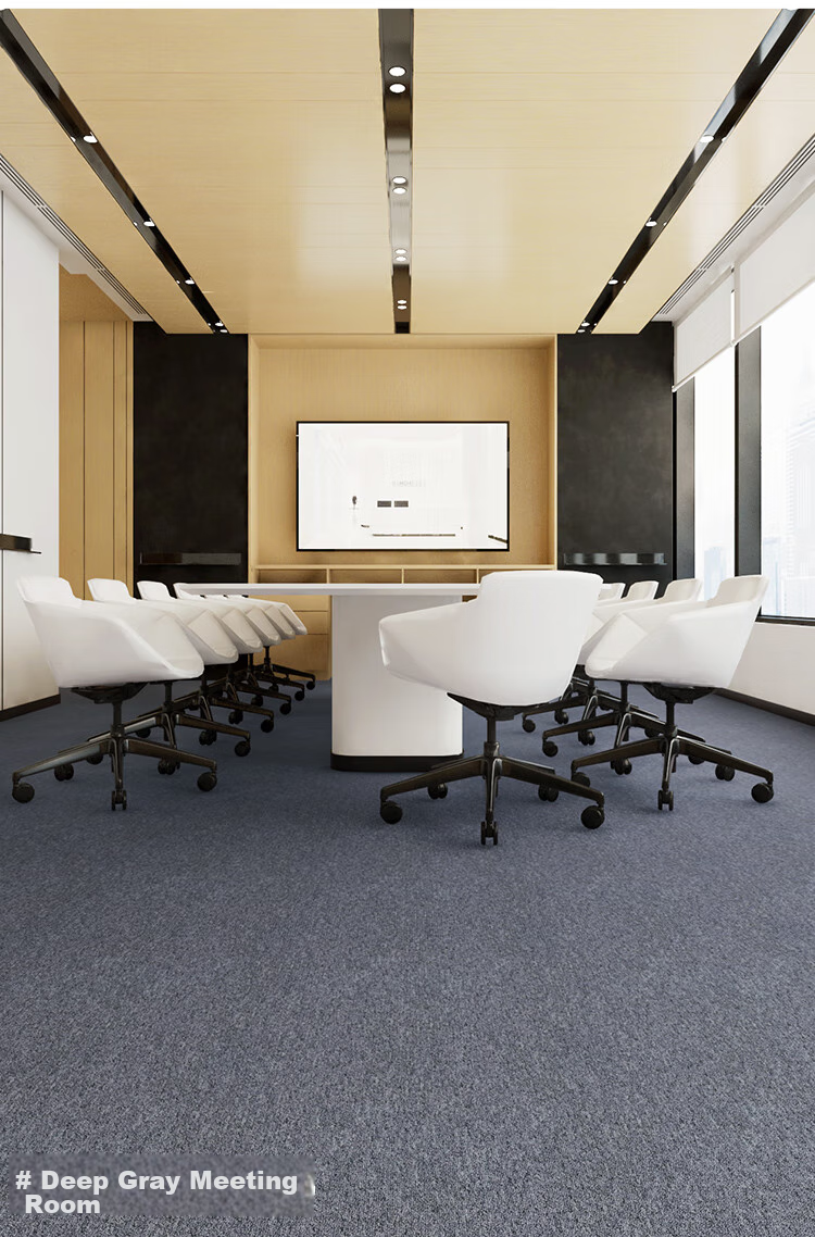 Boneng Commercial Office Carpet, Hotel Conference Room High-End Specialized Square Tile Splicing Carpet, Large Area, 36 Pieces Per Set 10