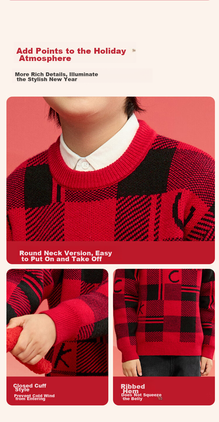 BALABALA Children's Clothing, Kids' Sweater for Boys And Girls, Spring And Winter Wear, Baby Knitted Top 7