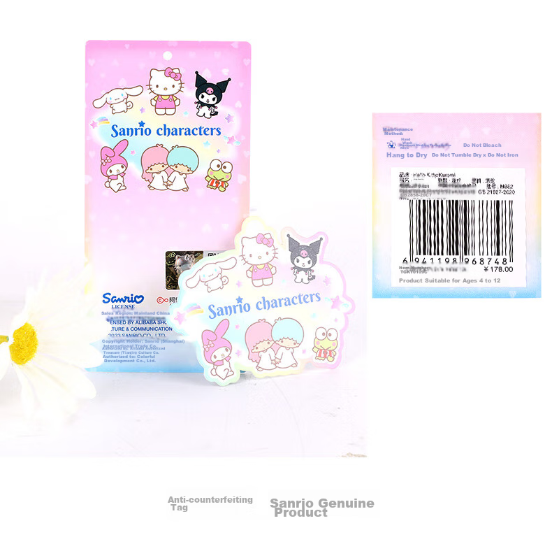 Hello Kitty Kindergarten Backpack for Girls, Preschool And Elementary School Students, Baby Outdoor Small Bag, Children's Backpack Gift T0109 Kuromi 11