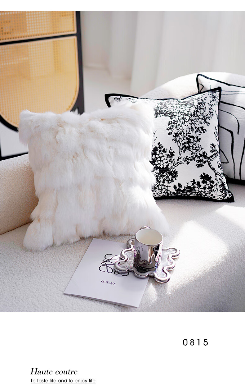 AVIVI Pillowcase, Sofa Cushion Cover, Bed Headboard Pillowcase, 45*45cm, Sketch Forest Desig 7