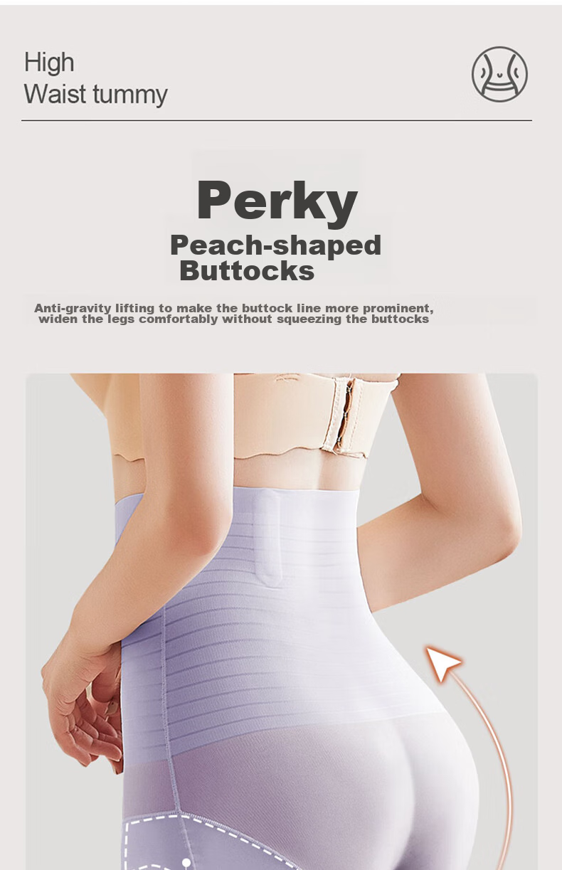 Bejirong Women's High-Waist Tummy Control Seamless Shapewear Panties Postpartum Waist Slimming Underwear for Wedding Dress 6