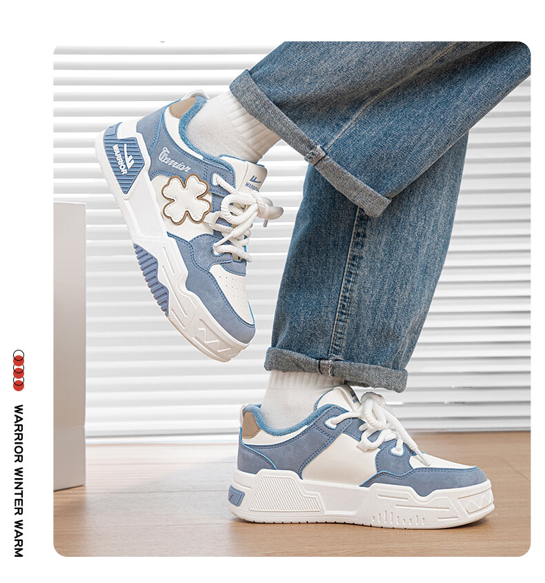 Huili Women's Sneakers with Fleece Lining for Warmth, Winter Leaf Pattern New Design Shoes for Women, White Light Gray, Size 35 11