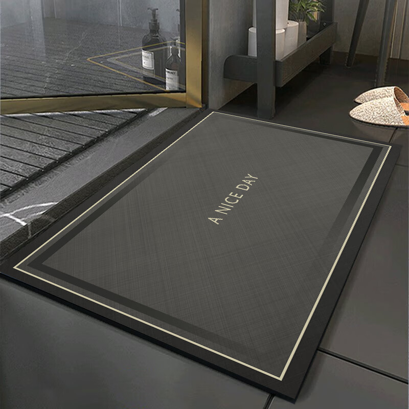 Zunchao Bathroom Mat, Absorbent Non-Slip Mat for Bathroom Entrance