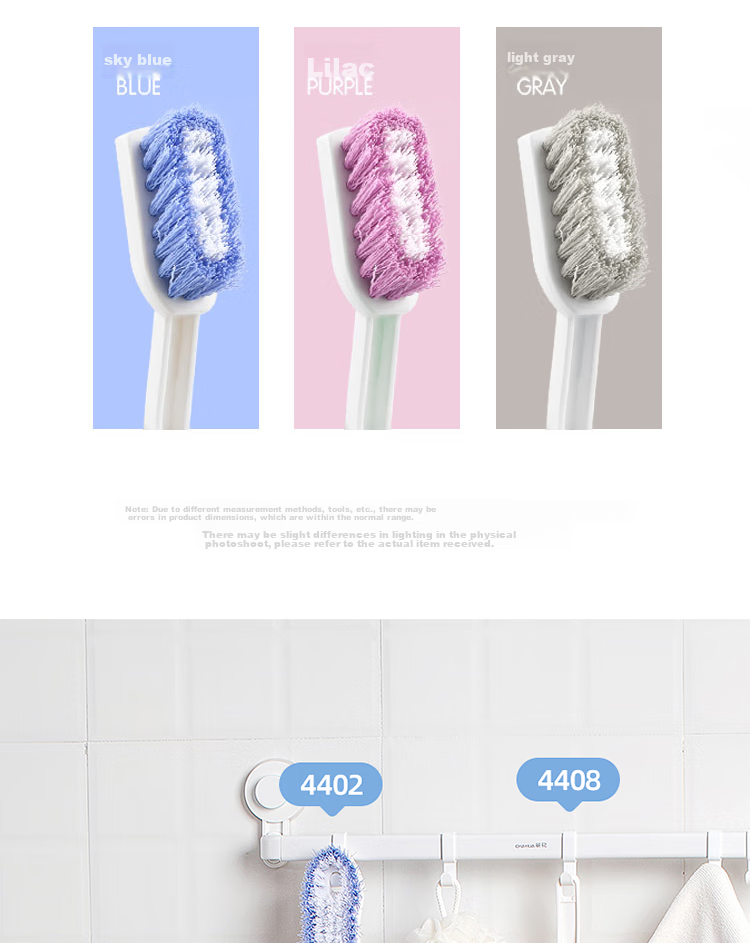 CHAHUA Large Laundry Brush Set [2 Pieces Total], Multi-Functional Shoe Cleaning Tool for Home Use, Random Color 3
