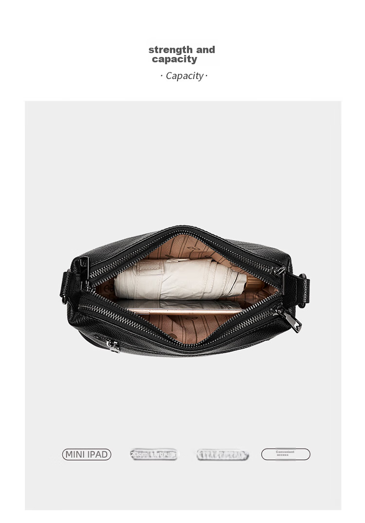 Aokang Women's Handbag, 2026 New Trendy Cowhide Small Square Bag, Light Luxury Crossbody Shoulder Bag, Birthday Mother's Day Gift for Mom Or Wife 11