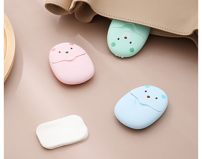 Siwangongli Disposable Soap Sheets Portable Soap Paper for Travel, Outdoor Use, Children, Mini Petals Hand Washing Sheets SW7372 8