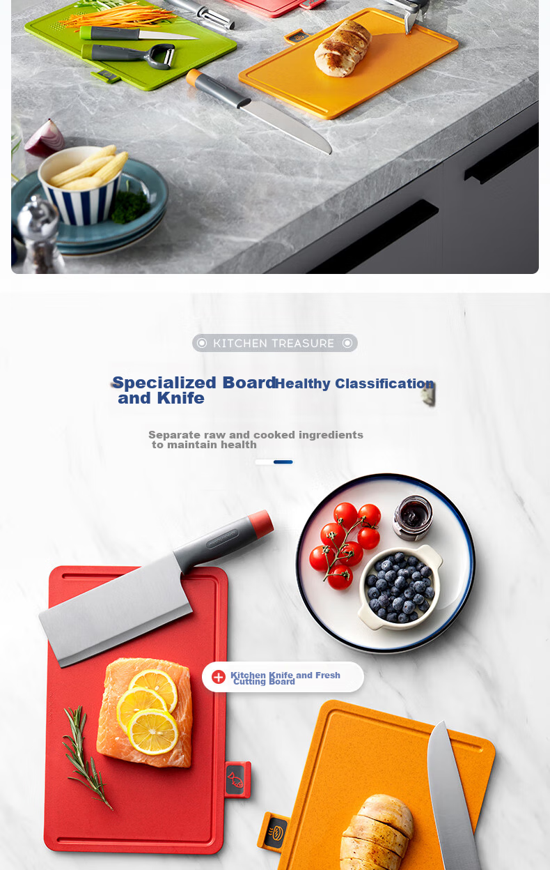 Morphyrichards Disinfection Knife Holder Third Generation, Classified Cutting Board, Knives, Chopping Board, Chopsticks, UV Sterilization And Drying All-In Machine, Six Knives Three Boards Set MR1002, One's Member 12