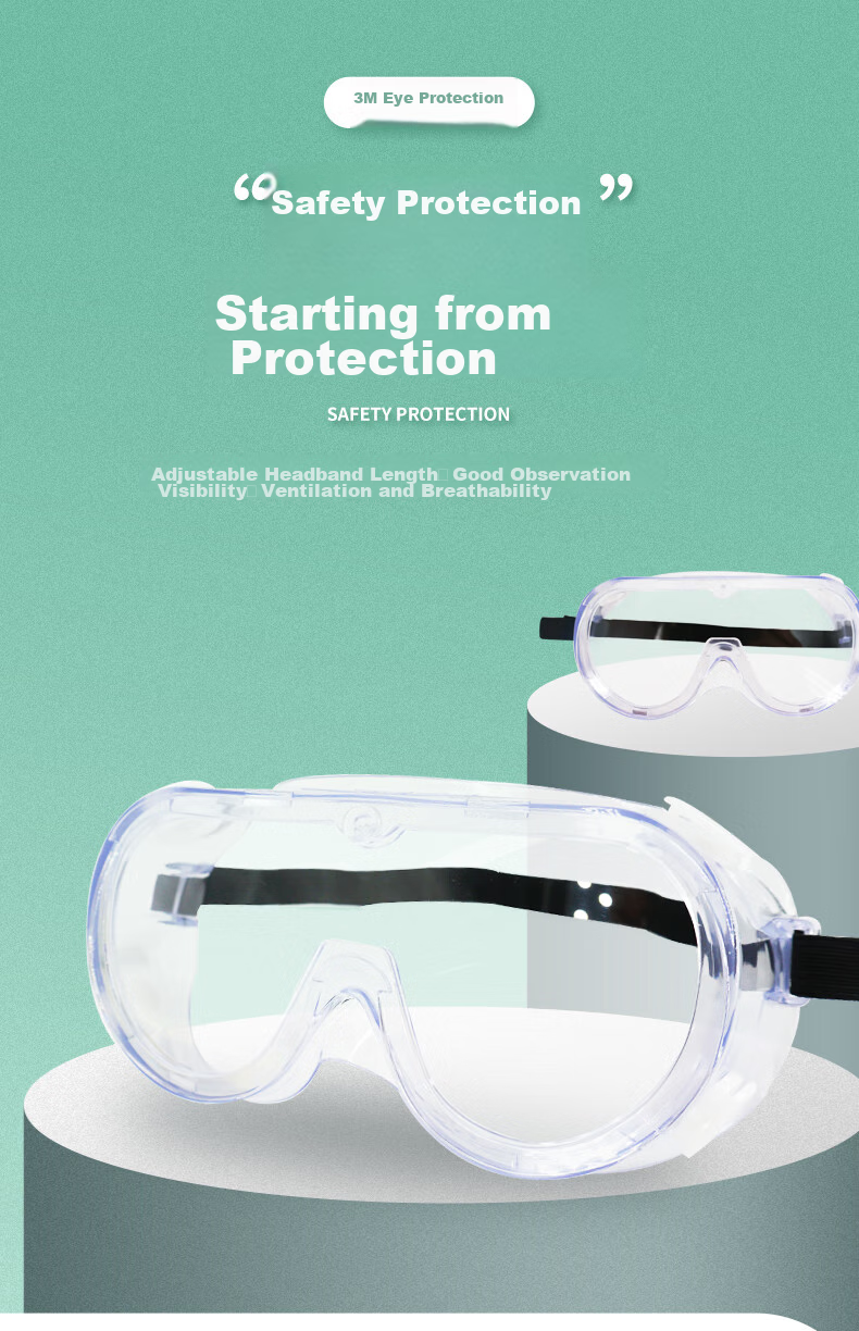 3M 1623AF Chemical Splash Goggles, Effective Protection against Liquid Splashes, Anti-Fog, Impact Resistant, Clear Glasses, 1 Pair 1